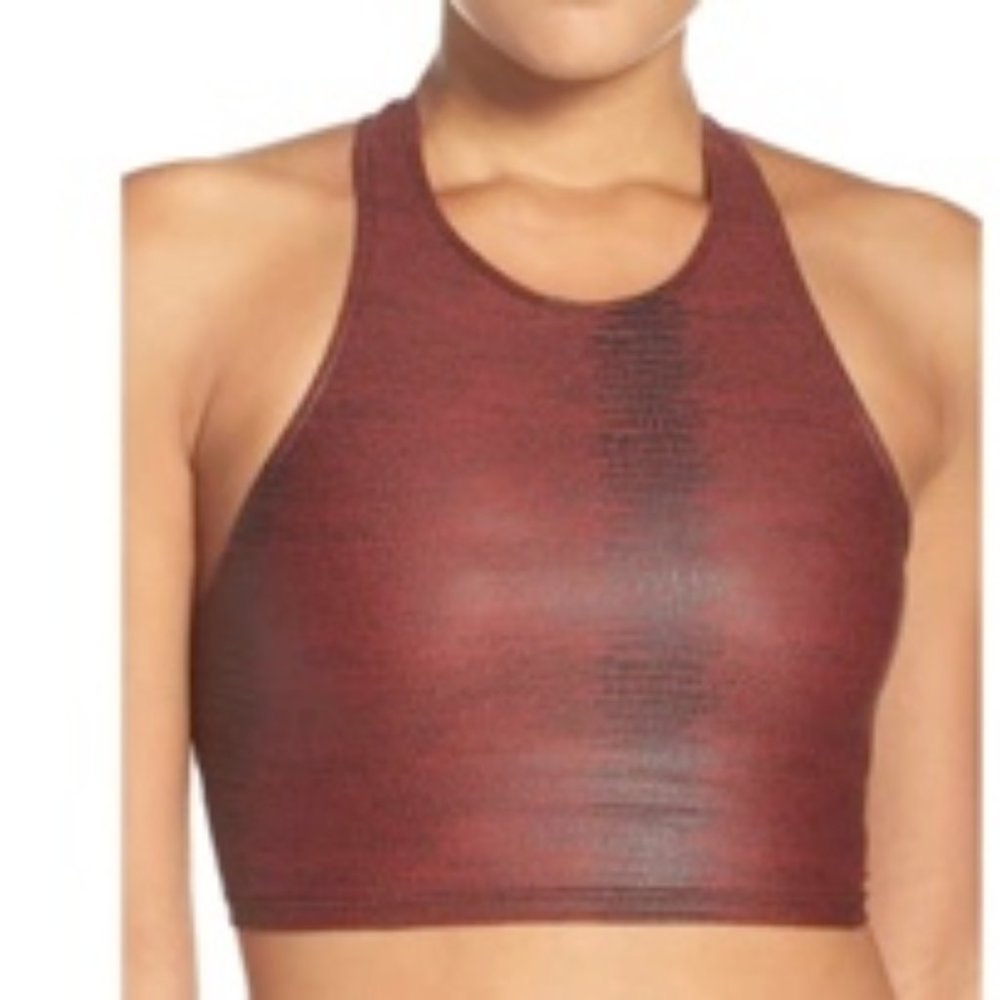 Onzie Peekaboo Longline Sports Bra Size M/L